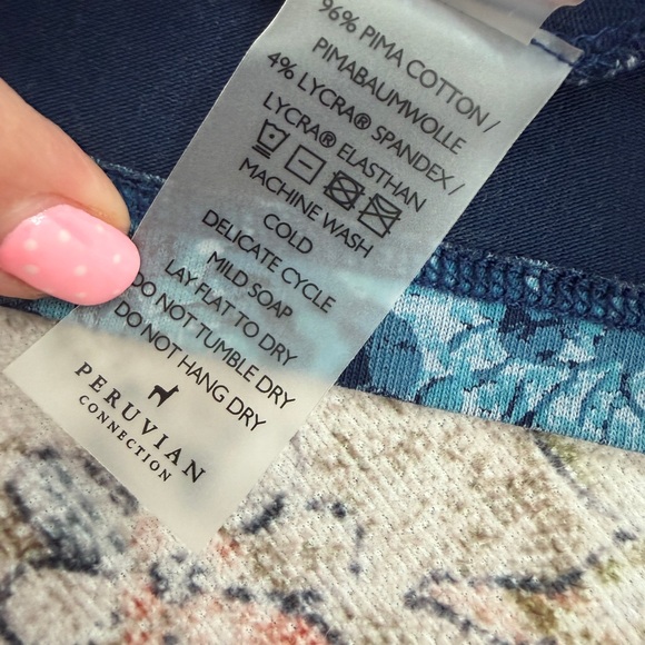 Peruvian connection Blue Women's Top - Picture 9 of 9